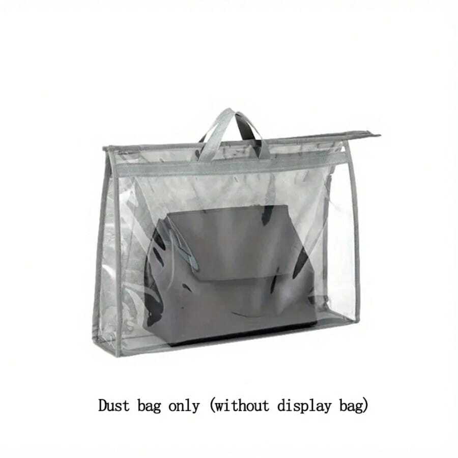 Handbag Dust Bags Clear Purse Storage Organizer For Closet, Zipper Hanging Storage Bag For Handbags