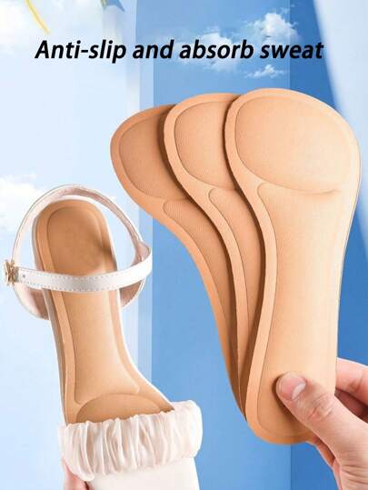 1 para miękkich, antypoślizgowych wkładek do sandałów dla kobiet, zapobiegających ślizganiu się obcasów i sandałów