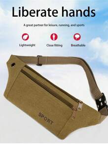 1 件多功能防水防盗跑步腰包，带水瓶架的运动健身腰包，户外防水透明触摸屏袋 - 彩色 - 查看 3