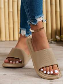 Ciabatte antiscivolo casual, leggere e confortevoli da donna, adatte per bagno, piscina, spiaggia, camera da letto, sandali in plastica