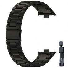 不锈钢表带与华为 Watch Fit 3 兼容 手链 金属表带替换腕带与华为 Watch Fit3 兼容 Corrreas - Huawei Fit3 - 查看 9