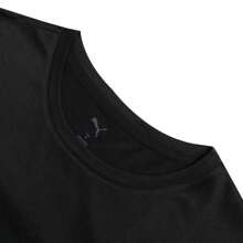 Puma M TAD ESSENTIALS 纯色猫咪图案轻盈圆领男士跑步健身T恤 527344-01 - 黑色 - 查看 4