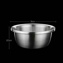 Stainless Steel Drain Basket Colander Round Rice Cleaning Sieve Fruit Vegetable Washing Basin Strainer Kitchen Utensils