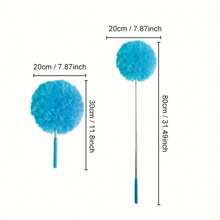 1pc Multi-Functional Cleaning Brush, Microfiber Duster With Telescopic Rod, Household Cleaning And Dusting Tool, Washable And Reusable For High Ceilings, Fans, Furniture And Cars, Bedrooms, Living Rooms And Kitchens