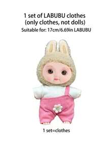 1 套时尚可爱的娃娃衣服（不包括娃娃），适合 17 厘米/6.69 英寸娃娃穿着，可互换服装；适合生日礼物、节日礼物、情人节礼物、最好的朋友礼物、圣诞节礼物、新年礼物、派对礼物，适合所有人 - 彩色 - 查看 8