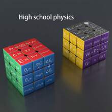 3x3x3 Element kreatywny, układanka z okresową tablicą pierwiastków, może pobudzać zainteresowanie nauką, rozwijać myślenie przestrzenne, nadaje się również jako zabawka łagodząca stres dla nastolatków, prezent urodzinowy lub wypełniacz prezentów