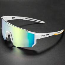 SCVCN SCVCN New Cycling Glasses, Y2K Fashion Glasses, Mountain Bike Road Bike Outdoor Sports Cycling Fishing Running Golf Beach Baseball Single Lens Eyewear, Black Frame