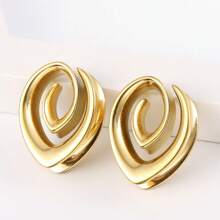 2PCS Spiral Simple Saddle Plugs Hangers Tunnels Gauges For Stretched Lobe Ear Piercing Women Body Jewelry Dilations