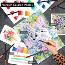 28/51/72/96/145 Packs Drawing Sketching Coloring Set, Include Professional Soft Core Colored Pencils, Sketch&Harcoal Pencils, Sketchbook, Art Tool Kit, Artists Student Gift Back To School