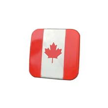 Universal Auto Exterior Accessories 3D Maple Aluminum Full Coverage Tow Hook Receiver Hitch Cover Plug Cap, 2 Inch