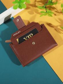 Portafoglio vintage monocromatico corto, portatile, bifold, porta monete, porta carte di credito da donna, portafogli, mini portafoglio, portafoglio piccolo