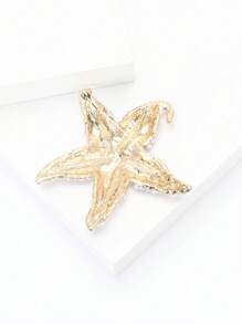 Spilla di moda con perle e stelle marine per donne, decorazione per vestiti, abiti, accessorio per feste, banchetti, regalo