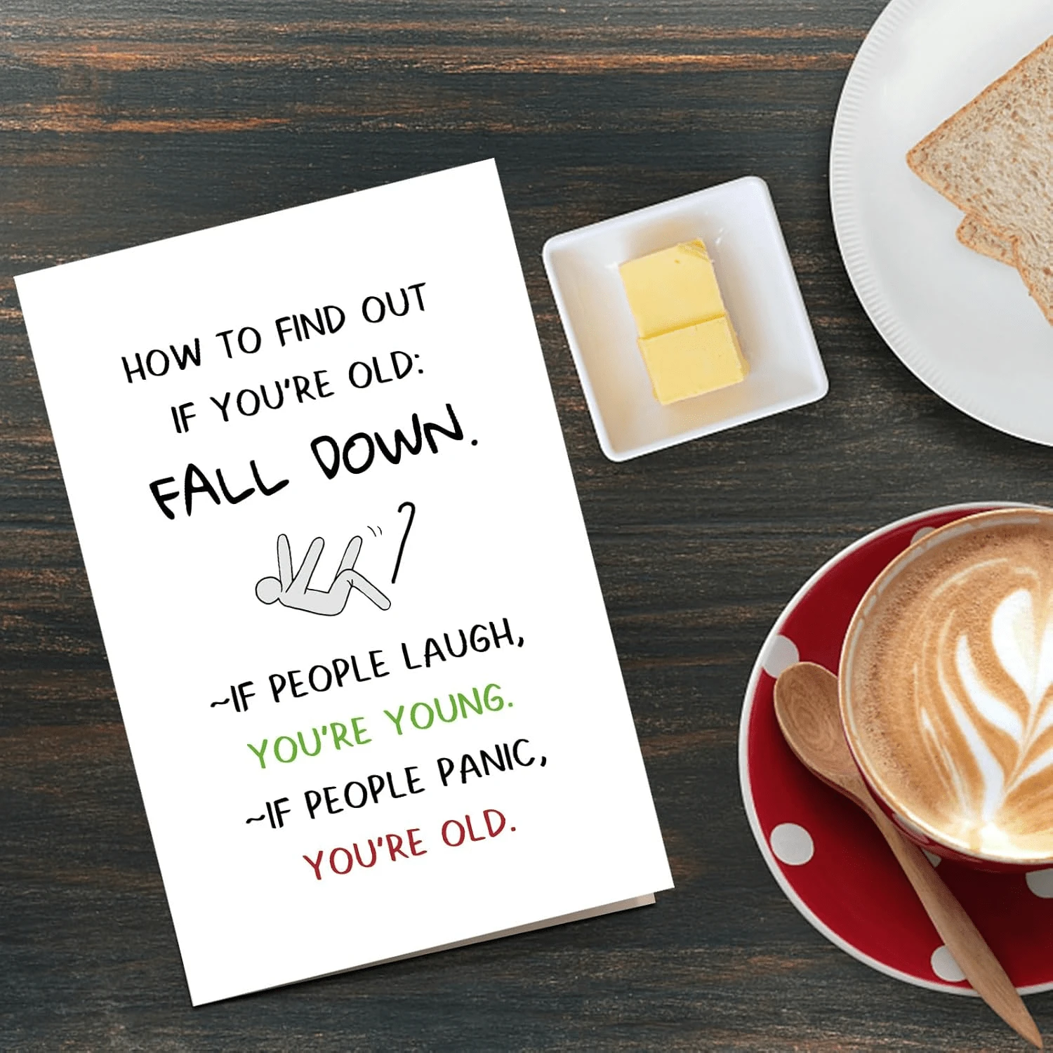 1Pc Funny Getting Older Birthday Card For Men Women, Snarky Old Age ...