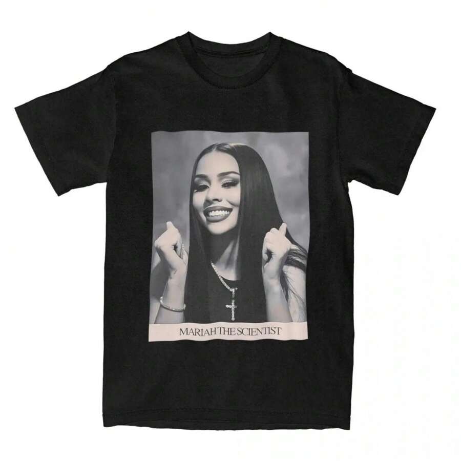 Funny Retro Mariah The Scientist T Shirt Crewneck Short Sleeve Women Clothing Cotton Summer Tops Shirts