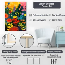1pc Framed Canvas Poster, Contemporary Artwork Inspired By Henri Wall Art Canvas Paintings, Ideal Gift For Bedroom Living Room Corridor, Wall Art, Room Decoration