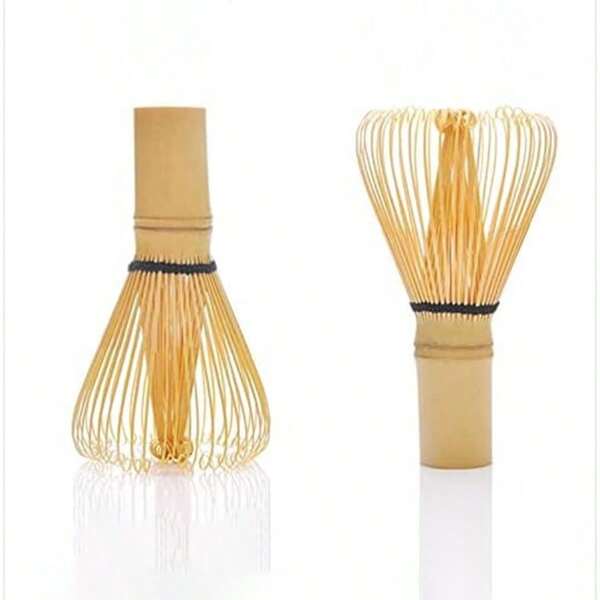 Batidor de té de bambú natural Chasen para preparar el polvo de matcha, herramienta de cepillo, set de matcha, juego de té, batidor de matcha, tazón de matcha, de vuelta a la escuela