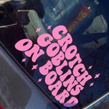 Crotch Goblins On Board Decal- Funny Car Decal, Car Window Decal Sticker, Car Decals, Car Decal, Cute Decal, Car Decals For Women