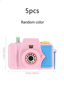 10 chiếc máy ảnh mini các loại - Máy ảnh giả vờ chơi có kính ngắm, hình ảnh, quà tặng tiệc sinh nhật, túi quà tặng, mặt dây chuyền ba lô, giải thưởng ngày lễ, quà tặng mừng sinh nhật - Nhiều màu - Xem 10