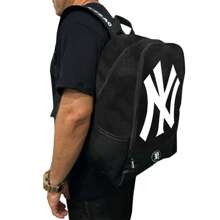 Men's Basic School Backpack Catch The Vision Printed New - Black - View 4