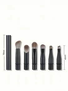 Bộ 6 cọ trang điểm cầm tay, đầu cọ có thể tháo rời, cọ trang điểm mini du lịch, cọ bỏ túi, cọ tạo khối mũi, cọ che khuyết điểm, cọ tán phấn mắt, bộ dụng cụ trang điểm đa chức năng, bộ cọ trang điểm, bộ cọ trang điểm, bộ cọ trang điểm, bộ cọ trang điểm hoàn chỉnh, bộ cọ trang điểm, bộ dụng cụ trang điểm hoàn chỉnh, bộ cọ trang điểm, bộ cọ trang điểm, bộ quà tặng trang điểm, quà tặng kèm, cọ trang điểm chuyên nghiệp, bộ trang điểm hoàn chỉnh - màu đen - Xem 5