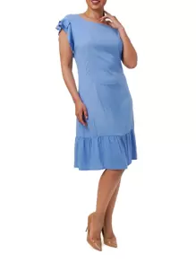 I LOVE YOU Casual Short Sleeve Dress Connolan At The Foot