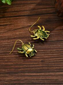 1 Pair Fashionable Creative Vintage Bohemian Style Earrings, Suitable For Women Daily Wear