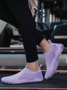 Unisex Teenagers' Breathable Soft Bottom Non-Slip Fitness Gym Shoes, Suitable For Running, Jumping Rope, Hiking, Water Sports, Dance, Yoga