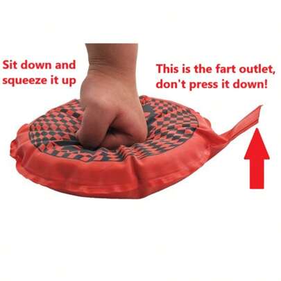 1 包，自充气放屁垫 | 原装恶作剧橡胶放屁垫 | 经典放屁垫、放屁袋、派对配件、完美的万圣节和圣诞节礼物、派对友好新奇恶作剧玩具，
