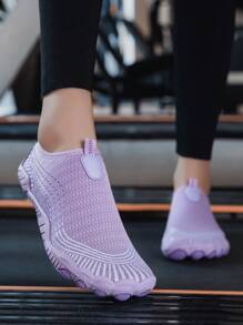 Unisex Teenagers' Breathable Soft Bottom Non-Slip Fitness Gym Shoes, Suitable For Running, Jumping Rope, Hiking, Water Sports, Dance, Yoga