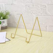1 Pc Metal Tray Award Medal Photo Frame Art Craft Display Stand Holder Pedestal Gifts Birthday Graduation