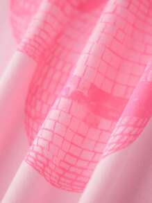 Women T-Shirt, Crew Neck Short Sleeve Disco Balls Print Summer Tops For Casual Daily - Pink - View 9