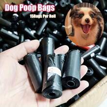 300/150pcs Dog Poop Bags, Portable Pet Excrement Bags, Leak-Proof Pet Trash Bags, Pet Cleaning Supplies