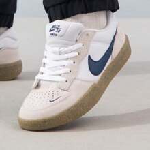 Zapatillas de skateboarding Nike SB FORCE 58 de caña baja, nuevos lanzamientos 2026, tenis deportivos casuales unisex CZ2959-100 - Blanco - Ver 7