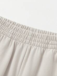 Balabala Young Boys' Two Pieces Cartoon Set, Summer Outfit For Kids, 2025 - Camel - View 8