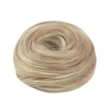 Messy Bun Hair Piece Curly Hair Bun Extensions With Straight Tails Hair Scrunchies Ponytail Hairpieces For Women
