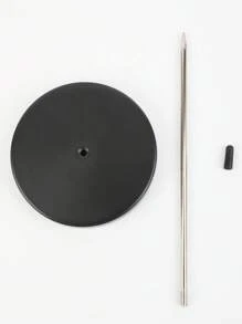 1pc Spindle For Notes Receipt Holder Stainless Steel Receipt Spike For Office And Restaurant - Black - View 4