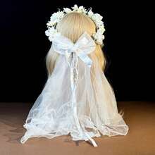 Bridal Wedding Veil - White