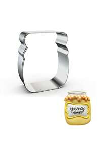 1pc Stainless Steel Bee Series Cookie Cutter, Honeycomb, Honey Pot, Bee Shaped Cake Mold DIY