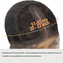 蕾丝前假发，直发假发，蜜金色合成蕾丝假发，长直发，13x5x1高清蕾丝假发，自然逼真，无需胶水，日常佩戴 - 挑染金色 - 查看 9