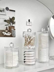 1 Pc Swab Holder, MakeupRemover Pad Dispenser, Covered Makeup Remover Pad StorageBox, Transparent CosmeticOrganizer, Bathroom MakeugSwab & Pad Holder Bag,Room Decor, Bags,Makeup Bag,Vanity,Travel,Make Up Bag,Travel Essentials,Organizer,Storage,Travel Essential,Makeup Organizer,Makeup Bags,Make Up Organizer,Organiser,Toiletry Bag,Desk Organiser,Cosmetic Bag,Makeup Pouch,Make Up Organize,Vanity Accessories,Make Up Pouch,Make Up Bags,Jewellery Box,Pouch,Makeup Brush Holder,Brush Holder,Perfume Organiser,Pouch Bag,Gifts For Women,Christmas Gifts,Gift Ideas For Women