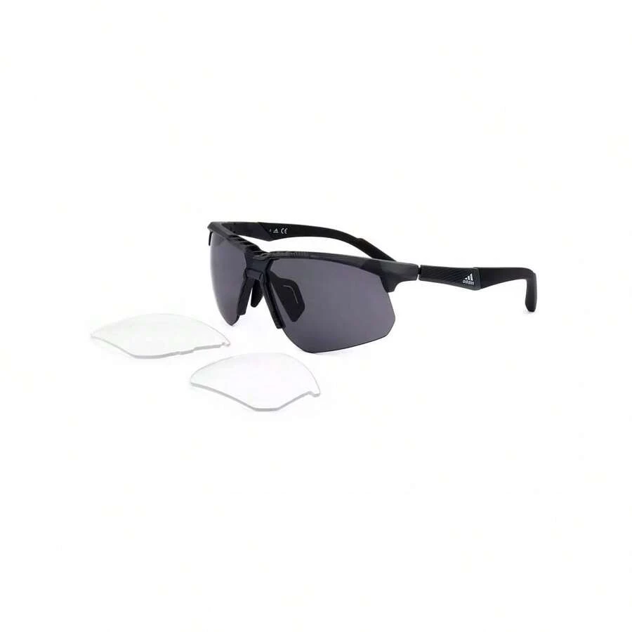 Adidas SP0042-F BLACK/OTHER Fashion Glasses - BLACK/OTHER/AVI - View 1