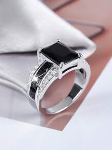1pc Elegant Minimalist Hollow Heart Shaped Wide Band Ring, Suitable For Women As Birthday, Anniversary, Valentine's Day, Meeting Girlfriends