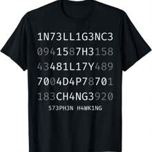 Intelligence The Ability To Adapt To Change  Astrophysics T-Shirt