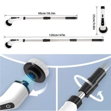 9 In 1 Electric Spin Scrubber Handheld Cleaning Brush Cordless Turbo Scrub Tool - White - View 11
