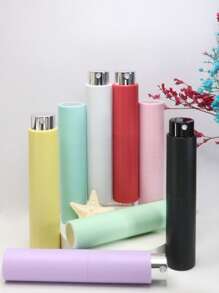 1pc 10ml Plastic Two-Part Twist-Up Refillable Perfume Atomizer Bottle With Pump - High-Grade Travel Container - A Great Gift Choice For Family And Friends - Multicolor - View 4