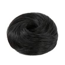 Messy Bun Hair Piece Curly Hair Bun Extensions With Straight Tails Hair Scrunchies Ponytail Hairpieces For Women