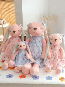 可爱的粉红兔子毛绒玩具 - 柔软的 PP，非常适合复活节、母亲节和婚礼礼物