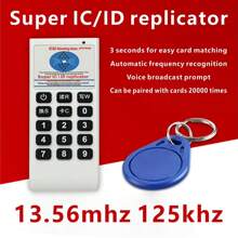 Handheld RFID Duplicator NFC Reader Access Control 125Khz T5577 Writer 13.56Mhz UID Smart Chip Card Key Cloner Programmer Copier - Multicolor - View 2