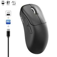 1 件 3 模式可充电无线鼠标，轻巧符合人体工程学的游戏鼠标，适用于 PC、笔记本电脑和台式电脑 - 彩色 - 查看 6