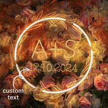 定制霓虹灯婚礼标志、个性化霓虹灯婚礼标志、情人节、订婚派对背景、家居墙壁装饰、送给恋人、情侣和朋友的独特礼物 - custom color - 查看 5